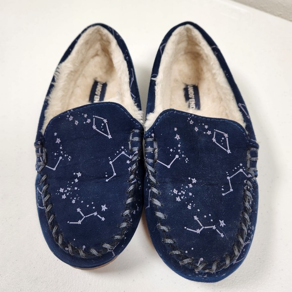 Lands' End Other - LANDS'END Slippers Size 1 Constellation Blue EUC Girls Boys